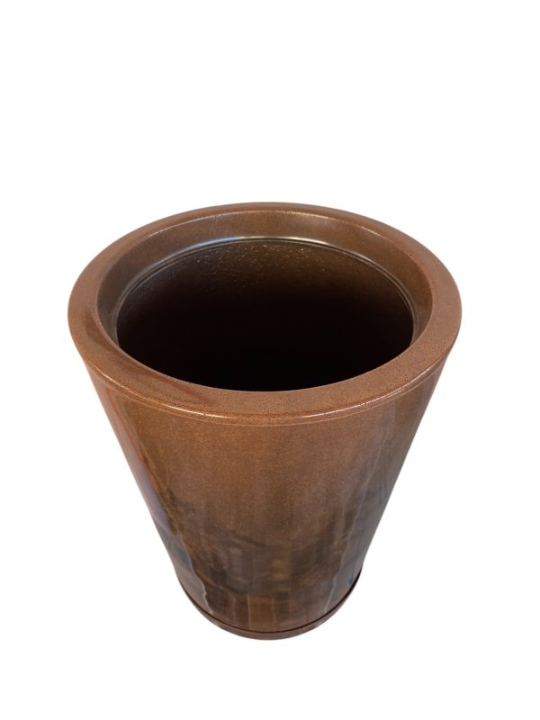 Vaso Cone Polido 30cm – Leve, Resistente e Moderno em Polietileno - Image 5