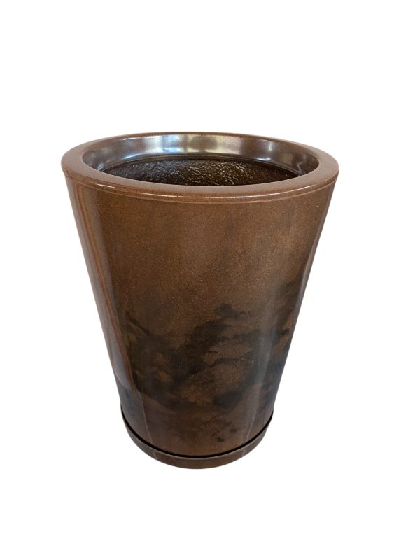 Vaso Cone Polido 30cm – Leve, Resistente e Moderno em Polietileno - Image 3