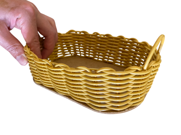 Cesta Oval em Fibra Sintética com Alça para Festa, Presente e Decoração - Image 7
