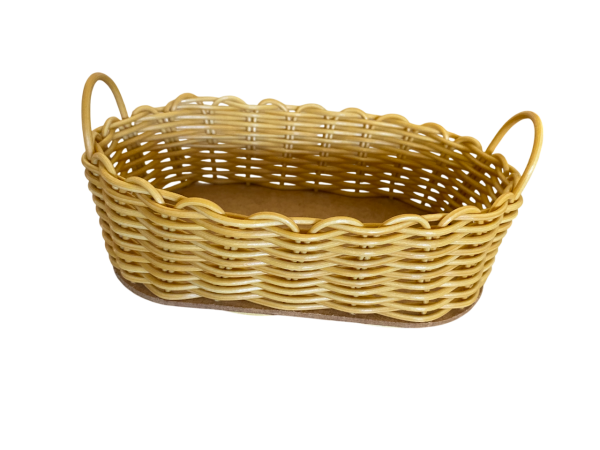 Cesta Oval em Fibra Sintética com Alça para Festa, Presente e Decoração - Image 8