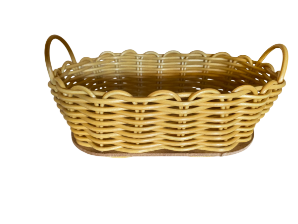 Cesta Oval em Fibra Sintética com Alça para Festa, Presente e Decoração - Image 9