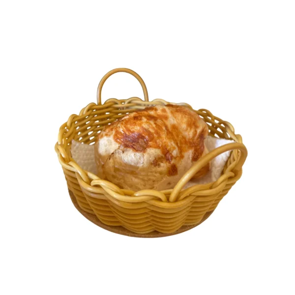 Kit com 10 Bandeja Redonda de Fibra Sintética – Ideal para Decoração, Fruteiras e Pãozeira - Image 2