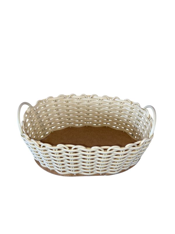 Cesta Pãozeira Oval em Fibra Sintética com Alça – 25 x 15cm – Ideal para Servir Pães e Café da Manhã - Image 12