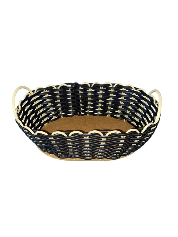 Cesta Pãozeira Oval em Fibra Sintética com Alça – 25 x 15cm – Ideal para Servir Pães e Café da Manhã - Image 11
