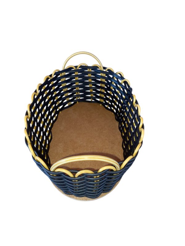 Cesta Pãozeira Oval em Fibra Sintética com Alça – 25 x 15cm – Ideal para Servir Pães e Café da Manhã - Image 8