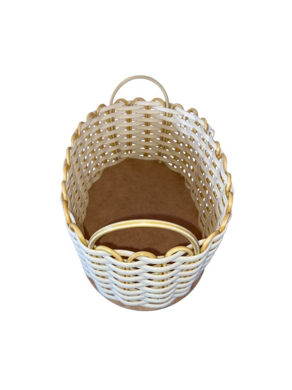 Cesta Pãozeira Oval em Fibra Sintética com Alça – 25 x 15cm – Ideal para Servir Pães e Café da Manhã - Image 6