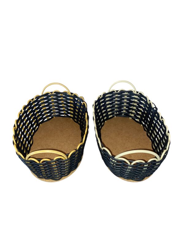 Cesta Pãozeira Oval em Fibra Sintética com Alça – 25 x 15cm – Ideal para Servir Pães e Café da Manhã - Image 4