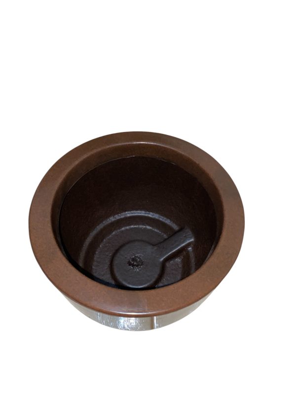 Vaso Bojo Liso 25cm com Prato – Estilo Moderno, Leve e Resistente - Image 12