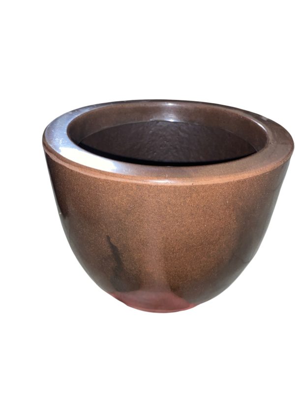 Vaso Bojo Liso 25cm com Prato – Estilo Moderno, Leve e Resistente - Image 9
