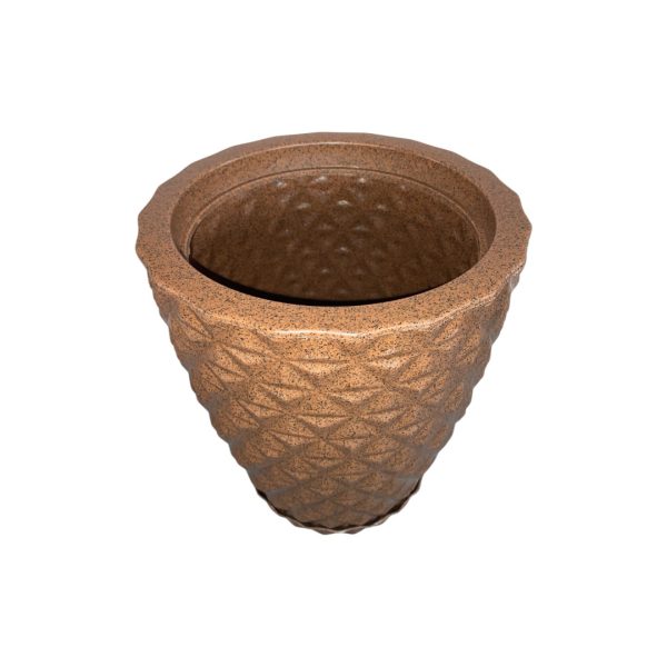 Vaso Coluna Redondo Diamante com Prato para Plantas – Moderno e Resistente - Image 5