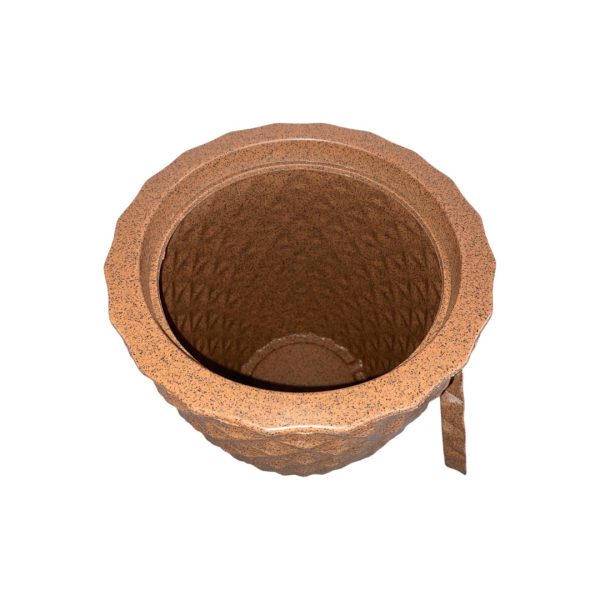Vaso Coluna Redondo Diamante com Prato para Plantas – Moderno e Resistente - Image 7