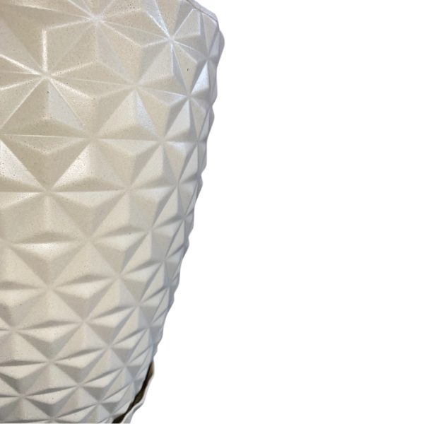 Vaso Coluna Redondo Diamante com Prato para Plantas – Moderno e Resistente - Image 10
