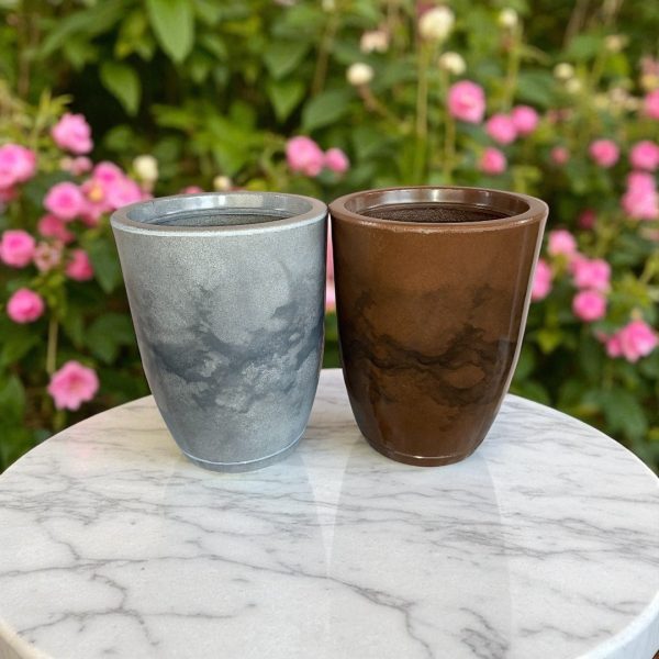 Vaso Cone Bojo Polido 32cm – Estilo Moderno, Resistente e Super Leve em Polietileno