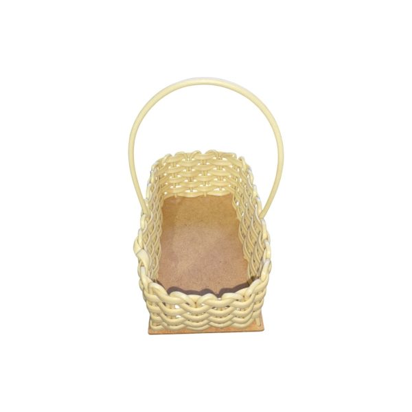 Kit 10 Cestas Decorativas 14x8cm com Alça – Artesanais em Fibra Sintética - Image 6