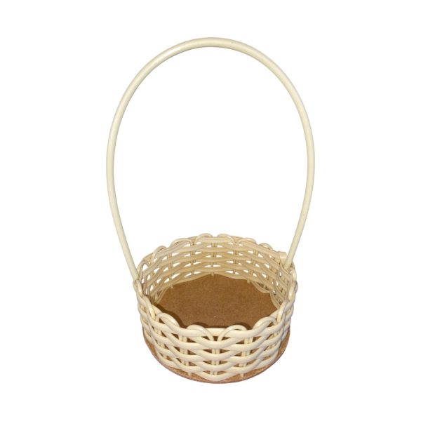 Kit com 5, 10 ou 15 Cestas Fraldeiras Redondas 13cm em Fibra Sintética com Alça – Presente e Decoração - Image 6